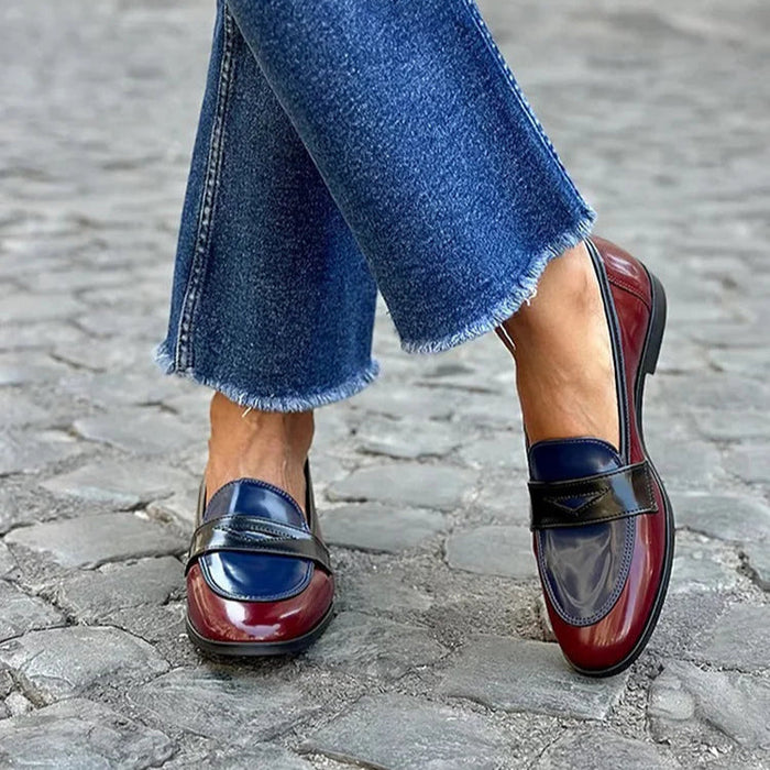 Damskie Eleganckie Mokasyny Wielokolorowe