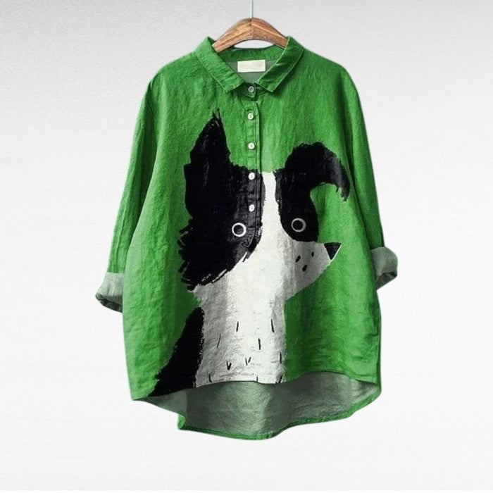 Meadow | Klasyczna Bluzka dla Psa w Stylu Vintage-Chic
