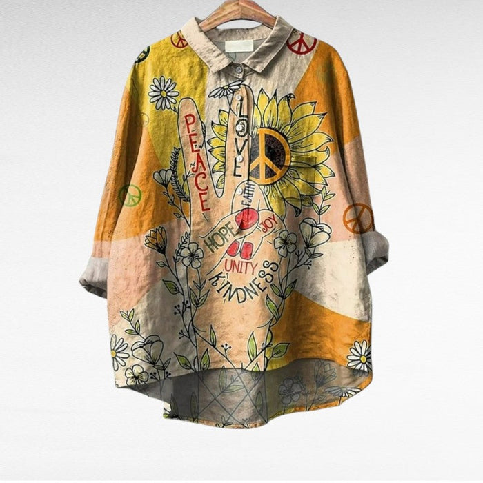 Paloma | Klasyczna Chic Hippie Vintage Bluzka