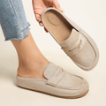 Rhianna | Stylowe, miękkie zamszowe loafersy