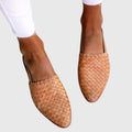 Mariya | Stylowe Woven Slip-On Flats