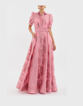 Aimee | Elegancka Sukienka z Puffed Rękawami
