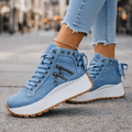 Fenella | Premium Wysokie Buty Sznurowane