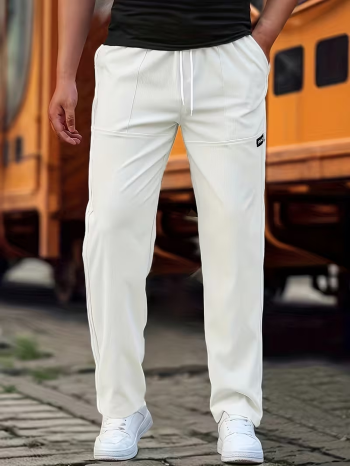 Jasper | Casualne, lekkie spodnie proste