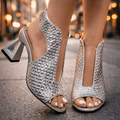 Viviana | Eleganckie Obcasy w Stylu Geometricznym