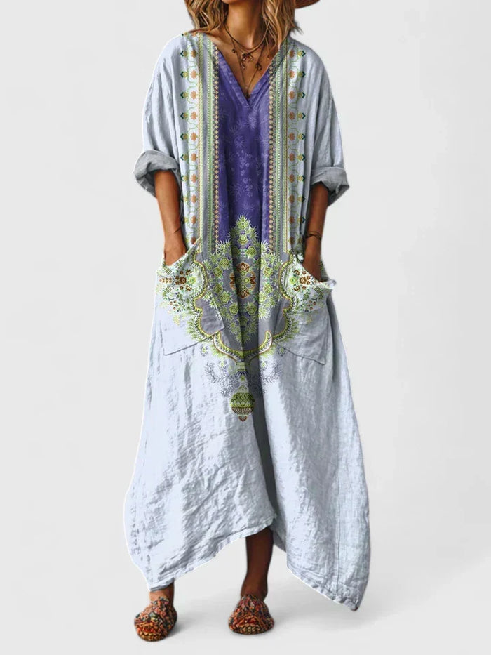 Clarissa | Elegancka Sukienka Oversize z Kieszeniami
