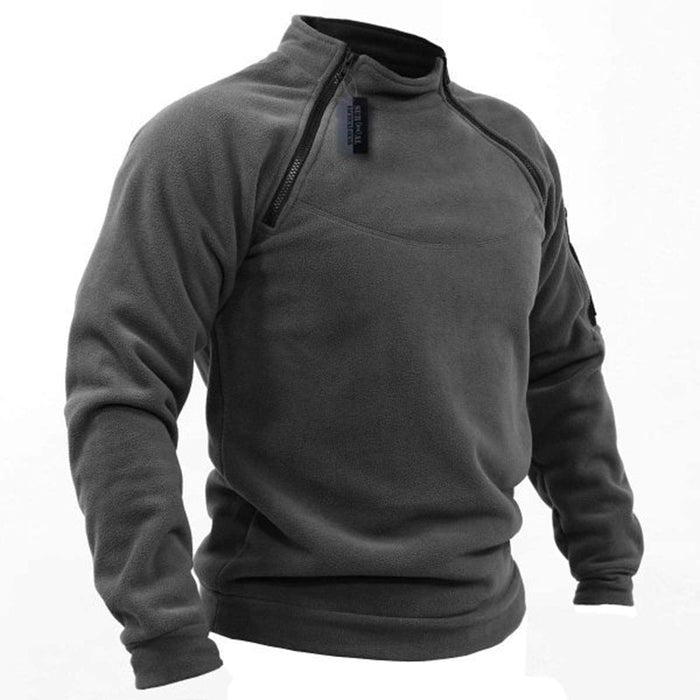 Męski Polar Pullover z Zamkiem Ćwierćkowym