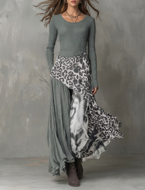 Francesca | Elegancka Sukienka Maxi Slim Fit