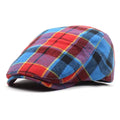 Oliver | Klasyczna Kraciasta Czapka Flat Cap