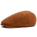 Samuel | Klasyczna Zamszowa Czapka Flat Cap
