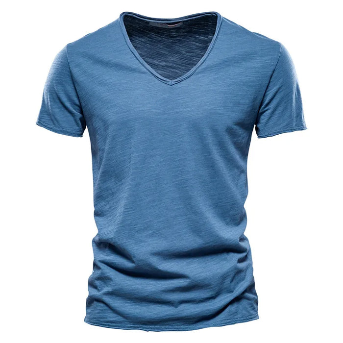 Richard | Casual V-Neck Letnia Koszula