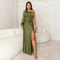 Sarah | Elegancka Maxi Sukienka na Jedno Ramię