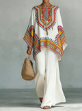 Mirthe | Boho Haftowana Tunika Wakacyjna