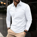 Luca | Elegancka Polo z Długim Rękawem