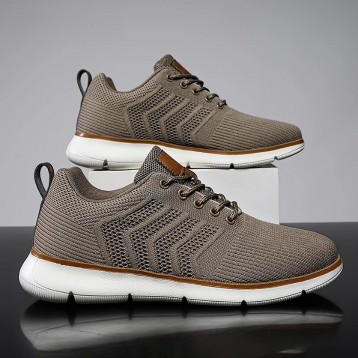 Męskie Sportowe Sneakersy z Siateczkową Cholewką