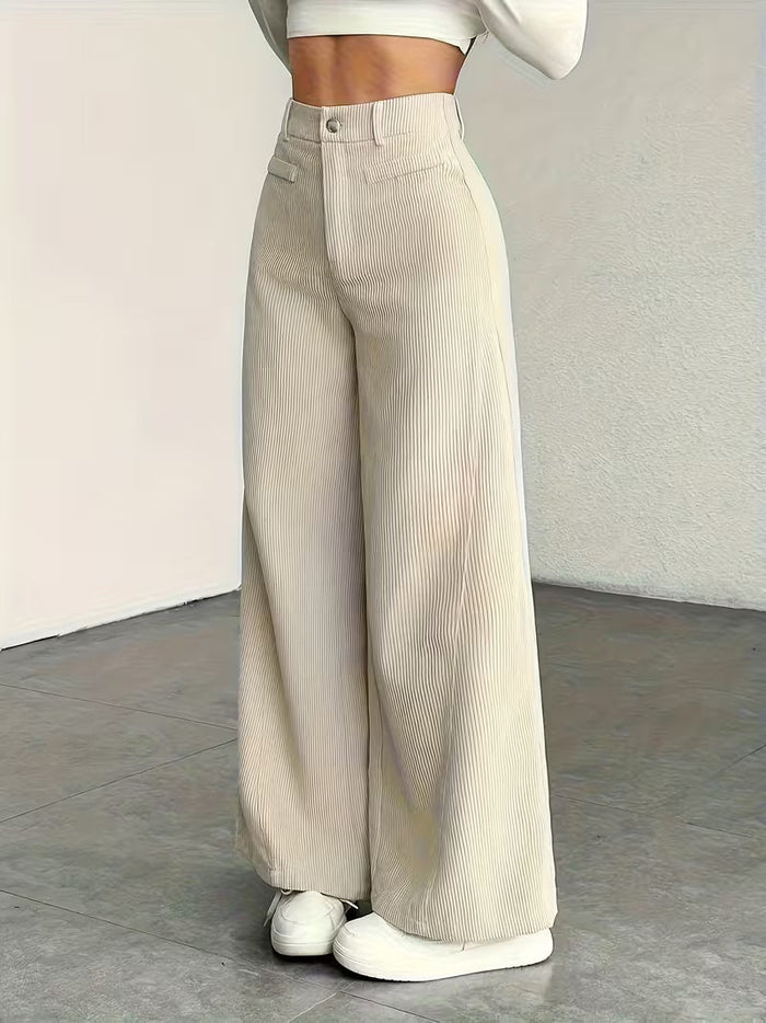 Claudia | Spodnie Lounge z Szerokimi Nogawkami