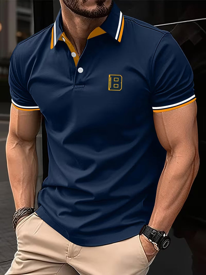 Walter | Casual Krótki Polo z Krótkim Rękawem