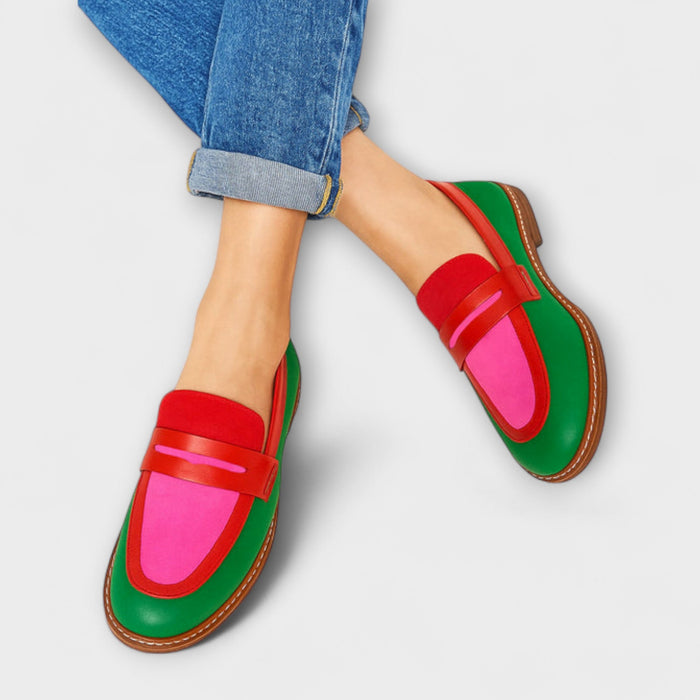 Nyla | Kolorowe Casual Slip-On Loafers