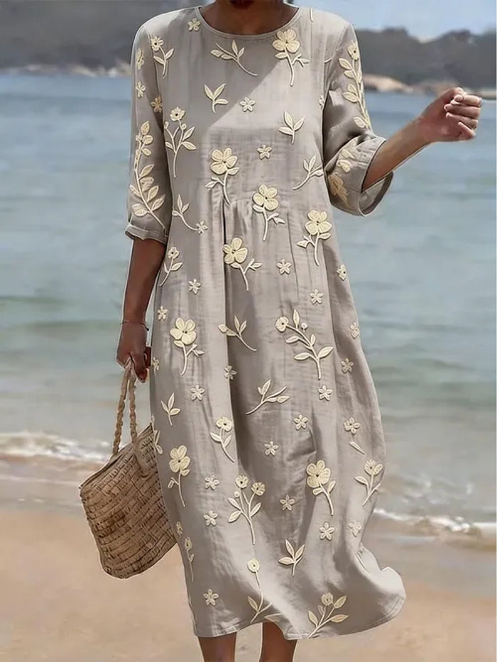 Simone | Elegancka Sukienka z Falbanami