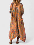 Clarissa | Elegancka Sukienka Oversize z Kieszeniami