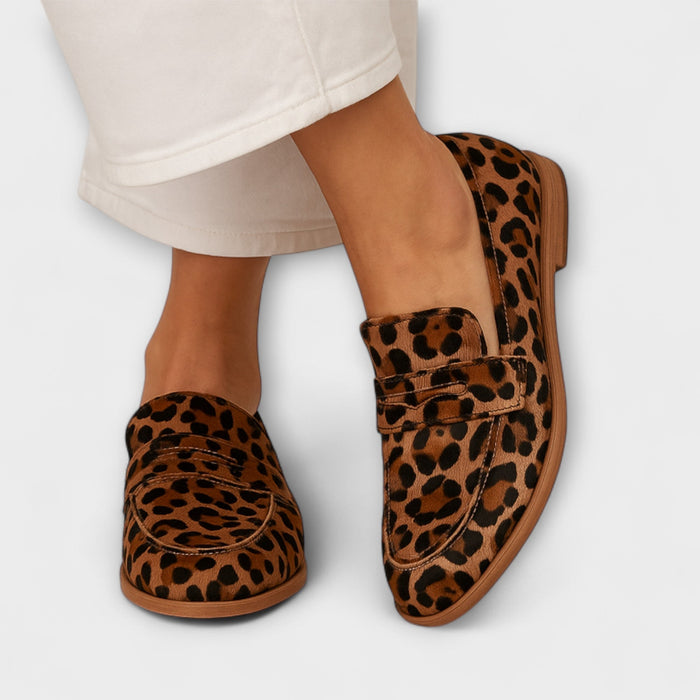 Elanna | Klasyczne miękkie loafersy na slip-on