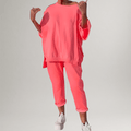 Winona | Klasyczna Oversized Bluzka i Spodnie