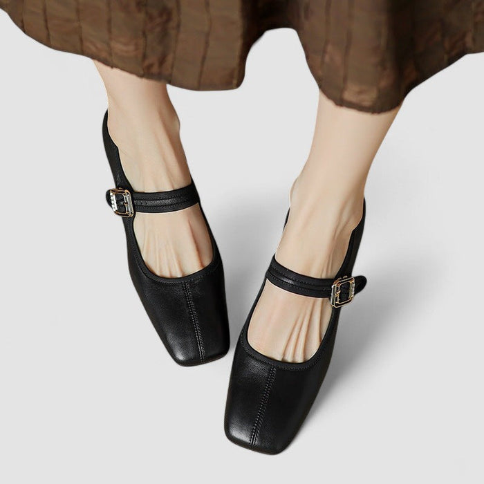 Elisha | Klasyczne Chunky Strap Mary Jane